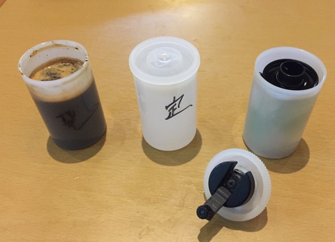 コーヒー現像液と定着液と自作ダークレス